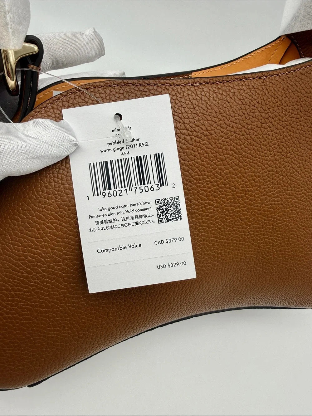 Kate Spade 454 Sculpted Shoulder Bag Warm Gingerbread